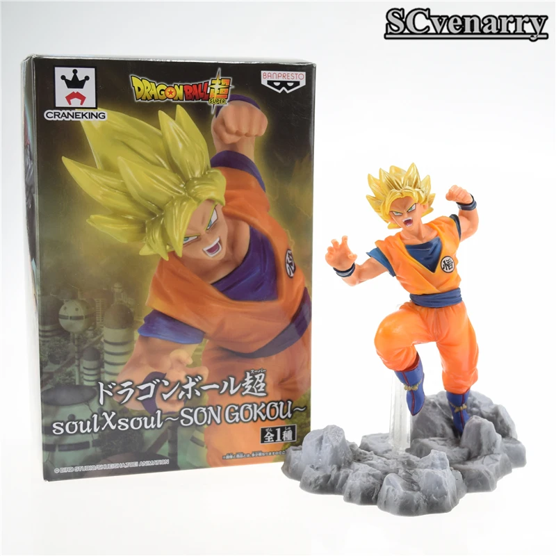 3 шт./компл. Dragon Ball Super SOUL x Gokou черные трусы Супер Saiyan Son ПВХ фигурка Коллекционная