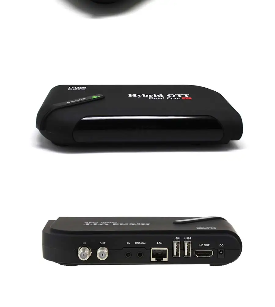 DVB T2 и Android два в одном ТВ приставка Android 7,1 Amlogic S905D 1 Гб+ 8 Гб Смарт ТВ приставка DVB T2/T Отт телеприставка 4K дисплей от GE ES