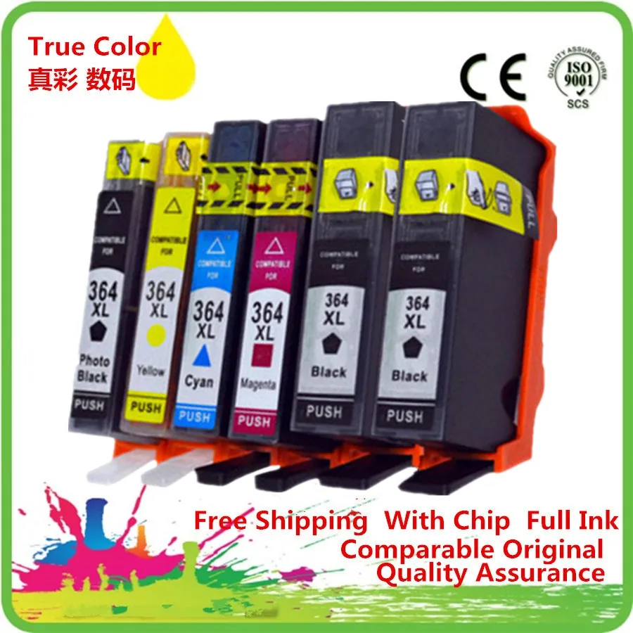 Сменные чернильные картриджи для 364 XL 364XL HP364XL HP364 Photosmart Premium C309a C309g C309n C310a C310b C310c |