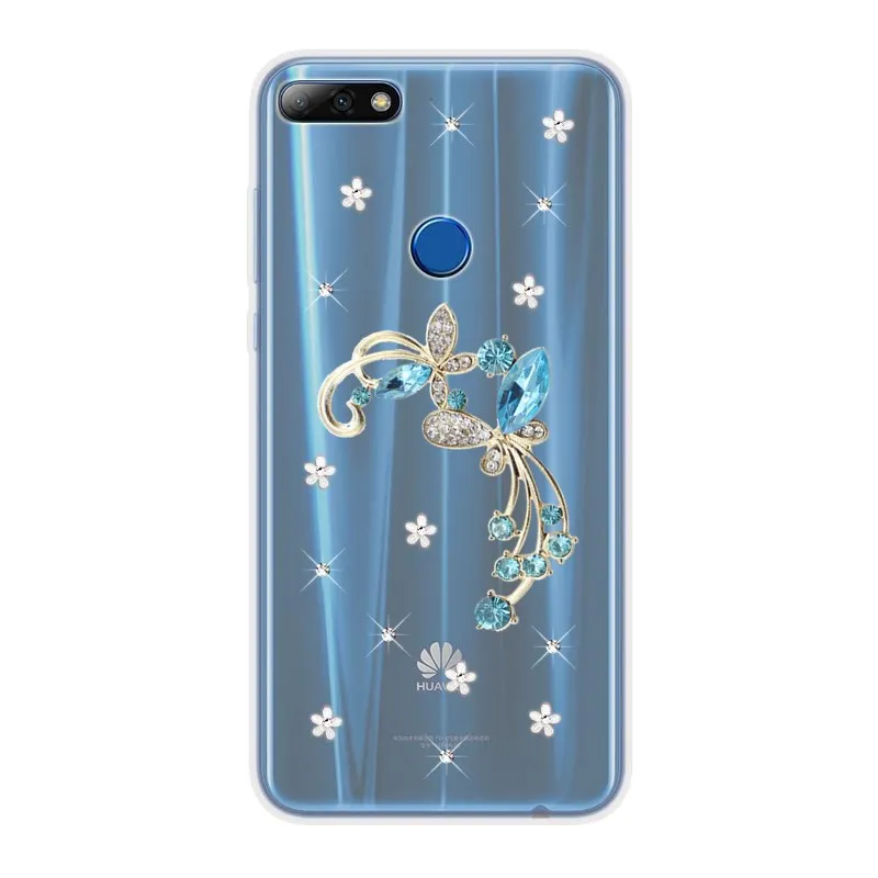 Чехол для телефона Huawei P30 pro 9 lite Honor 8A 8C чехол с павлином прозрачная задняя крышка