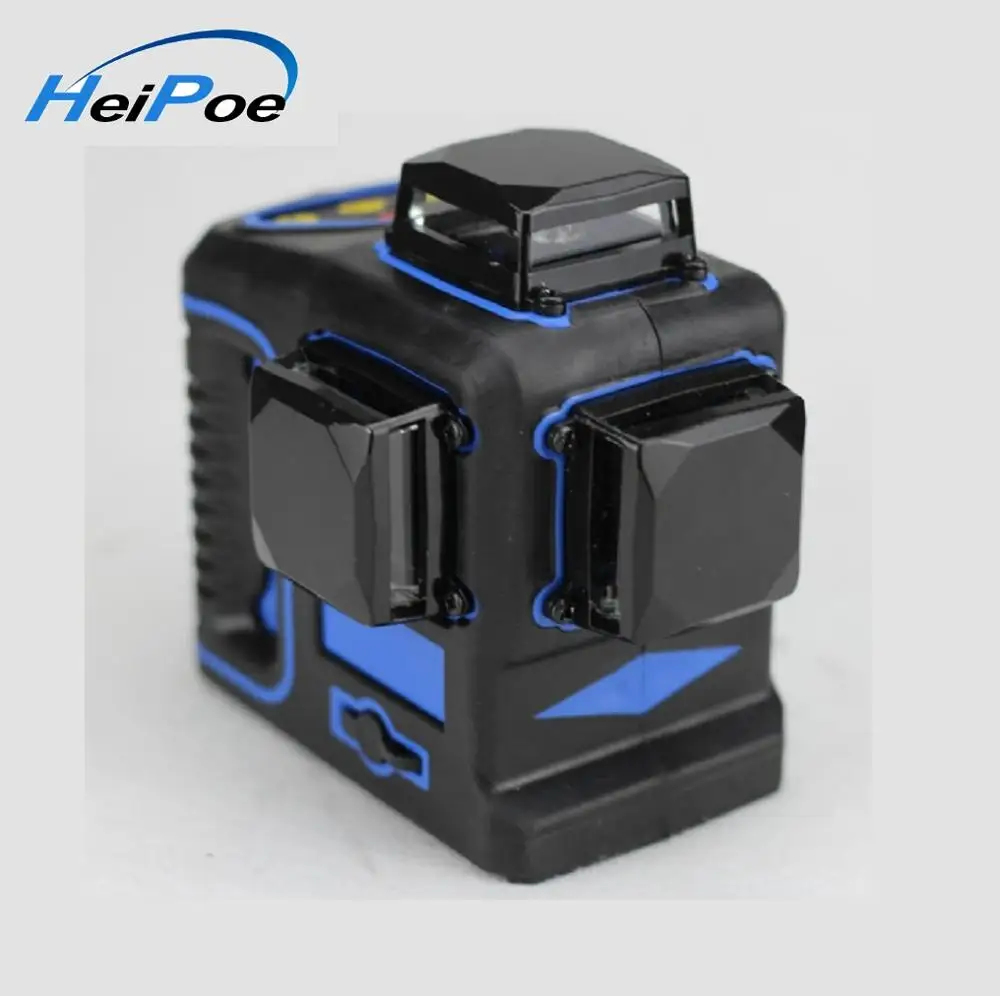 360 degree automatic electronic self-leveling 12 lines red beam 3D laser level with fully wall mount | Инструменты