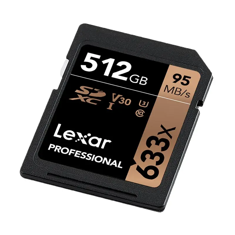 Lexar флешка мышь 512 ГБ флеш карта SDXC sd U3 карты памяти класса 10 memorias GB 95 МБ/с. для