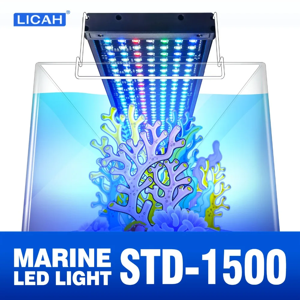 LICAH морской аквариумный светодиодный фонарь STD-1500