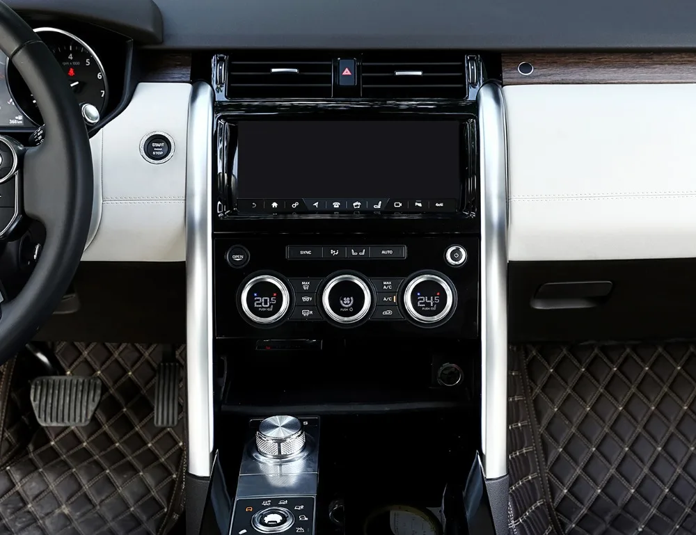 Глянцевые черные ABS центральные боковые декоративные полосы отделка Аксессуары