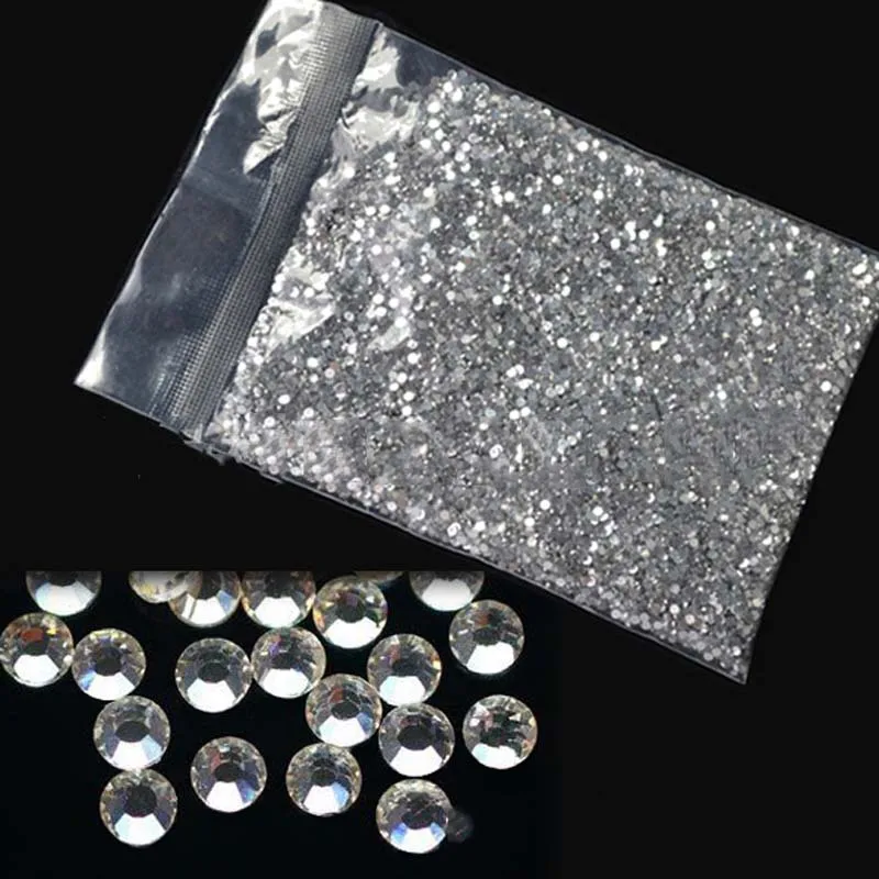 

12 Colors Nail Art Glitter Crystal Rhinestones 20000pcs LARGE AMOUNT! 2mm Crystal Flat Back Resin Rhinestones Gems Nail Art 3D