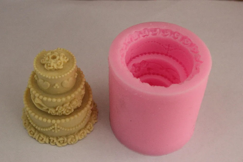 3 слойная форма для торта свечи силиконовая мыла свечей изготовления свечей|silicone