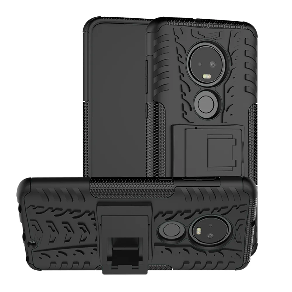 Противоударный чехол с подставкой для Motorola Moto G7/G7 Plus XT1965 xt1920 Power/G7 Play | Мобильные