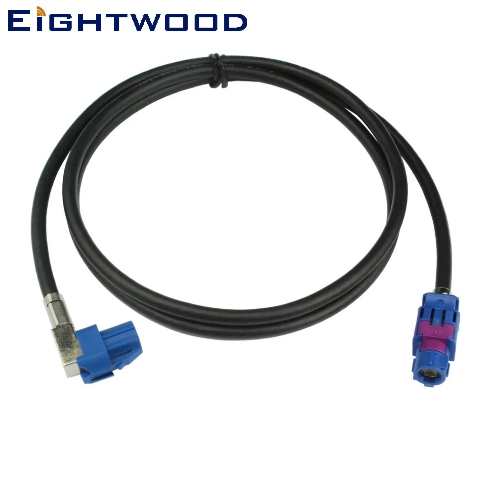 

Eightwood New Vehicle High-speed Transmission FAKRA HSD C Signal Blue LVDS Adapter 120cm Shielded Dacar 535 4-Core Cable