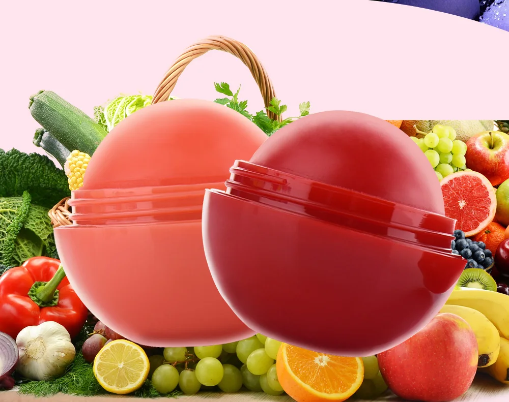 Fulljion макияж круглая цветная Конфета бальзам для губ натуральный растительный питательный увлажняющий фруктовые украшения губная помада