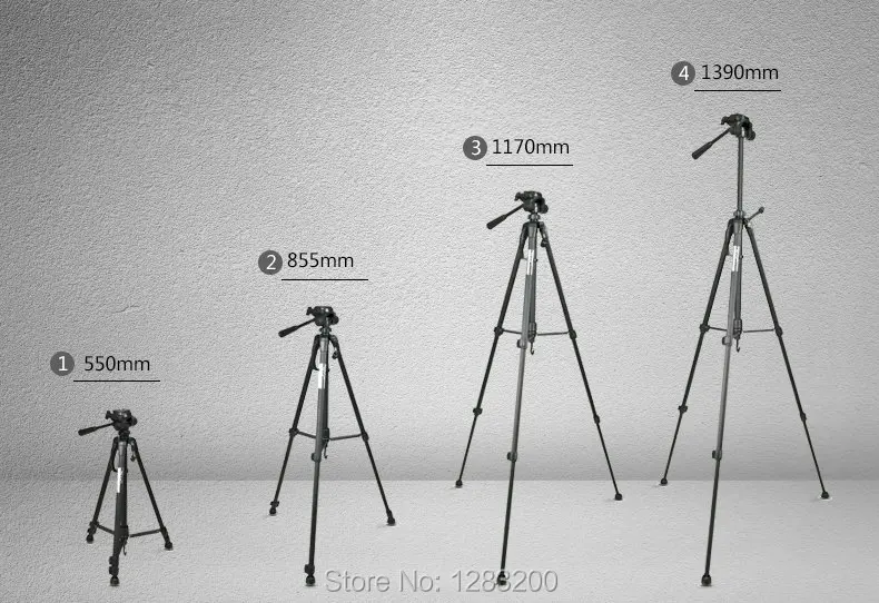 3520 штатив портативный 3 ходовая головка+ сумка для камеры Nikon sony Canon samsung телефон