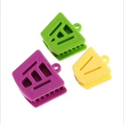 Стоматологическая оральная автоклавная присоска, 6 шт.лот, опора для рта, прорезиненный нож для укуса, оттягиватель, 3 размера, материал для стоматолога