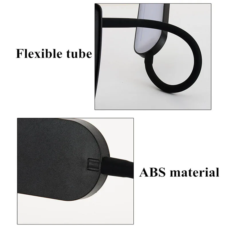 Светодиодная настольная лампа с регулируемой яркостью гусиной шеей гибкая