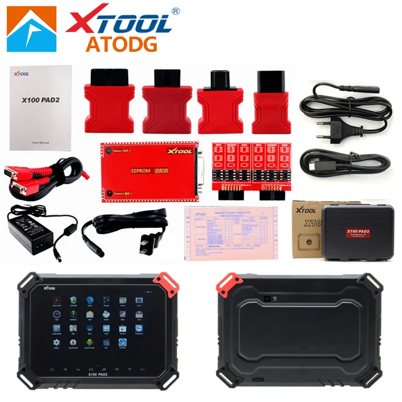 XTOOL X100 PAD2 с EEPROM иммобилайзер коррекция пробега X 100 PAD II обновленная версия лучше
