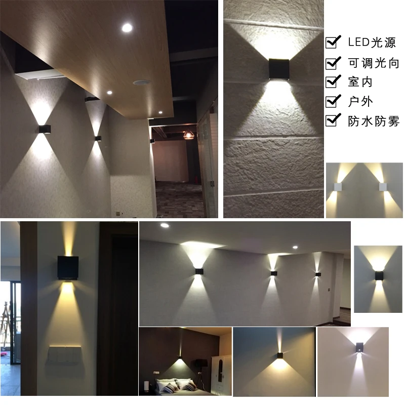 Светодиодный cob Настенные светильники напольный светильник современный краткое