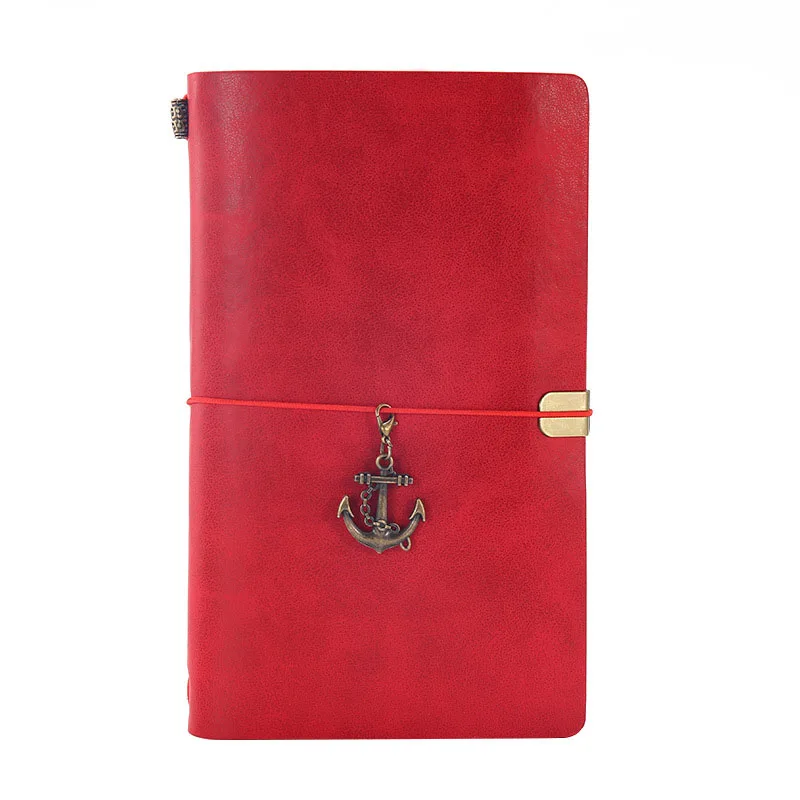 A5 искусственная Винтаж кожи путешественников Тетрадь суперобложка Бумага планировщик вставить листы