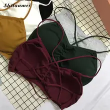 Sexy бесшовные Беспроводной бюстье бюстгальтер мягкий Для женщин