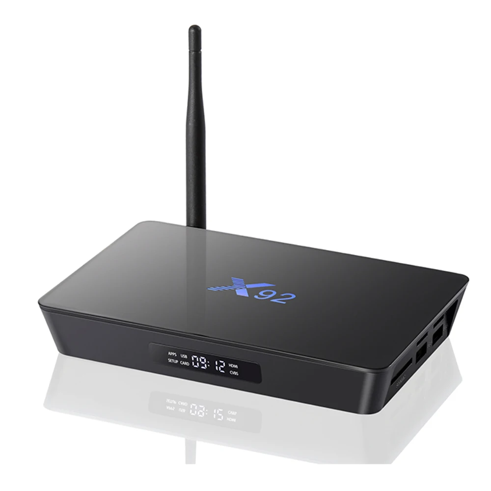 X92 TV Box Amlogic S912 Octa-Core Android 6.0 Cortex-A53 Real-Time Display Online Player 2.4GHz/5.8GHz WiFi HD 2.0a Connectivity |