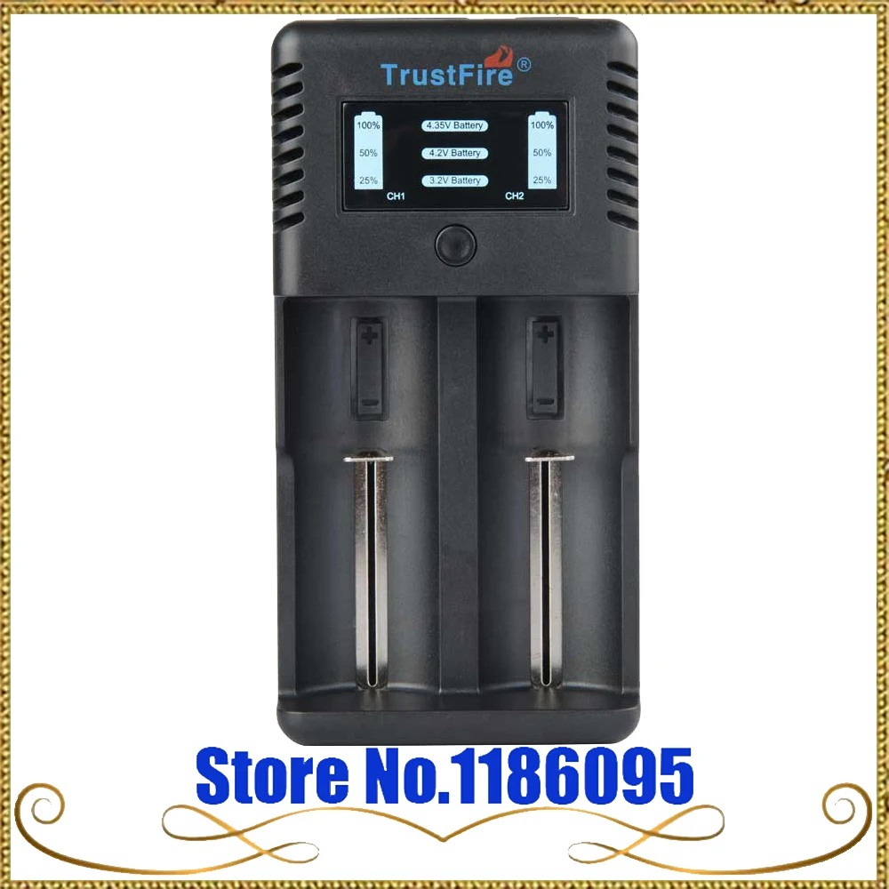 2018 Trustfire TR 019 интеллигентая (ый) 2A быстрая Li Ion Батарея Зарядное устройство для