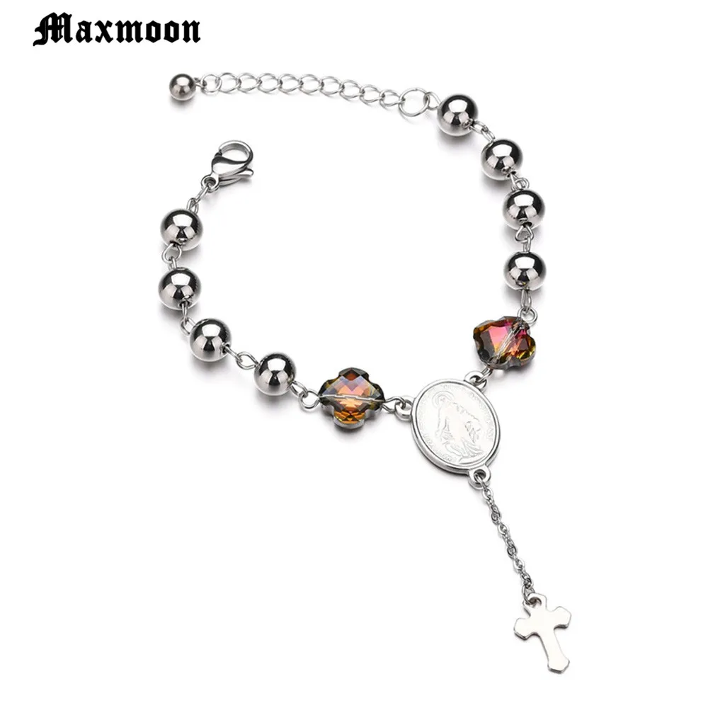 Браслет Maxmoon с изображением иконы Святой сердца милосердия Иисуса св. Иконы