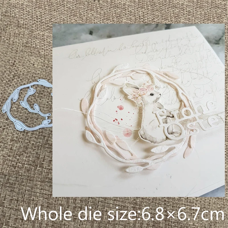 

XLDesign Craft Metal Cutting Dies cut die leaves circle decoration scrapbooking Album Paper Card Craft Embossing Die Cuts
