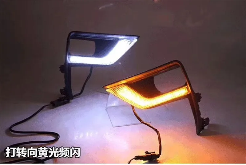 Наружные Автомобильные противотуманные фары led drl дневные огни подходят для prado fj150 suv противотуманная фара в сборе