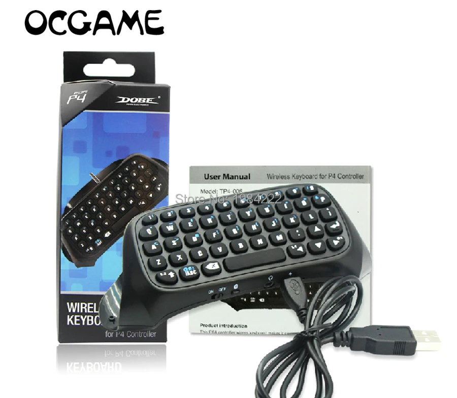 OCGAME высокого качества Мини Bluetooth беспроводная клавиатура для сообщений чата PS4