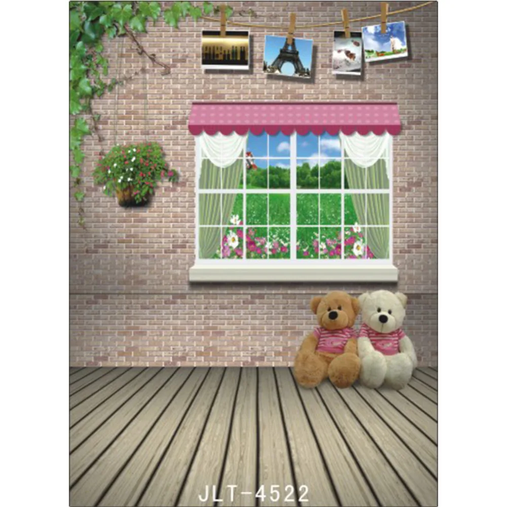 LB доска деревянная стена два медведя Тедди Новорожденный ребенок полиэстер и