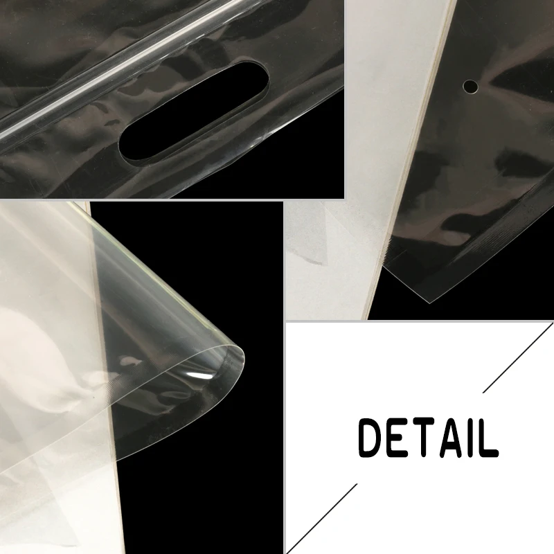 Перфоратор Переносной Прозрачный Ziplock Вогнутый Выпуклый Пакет Мешок Пластиковые