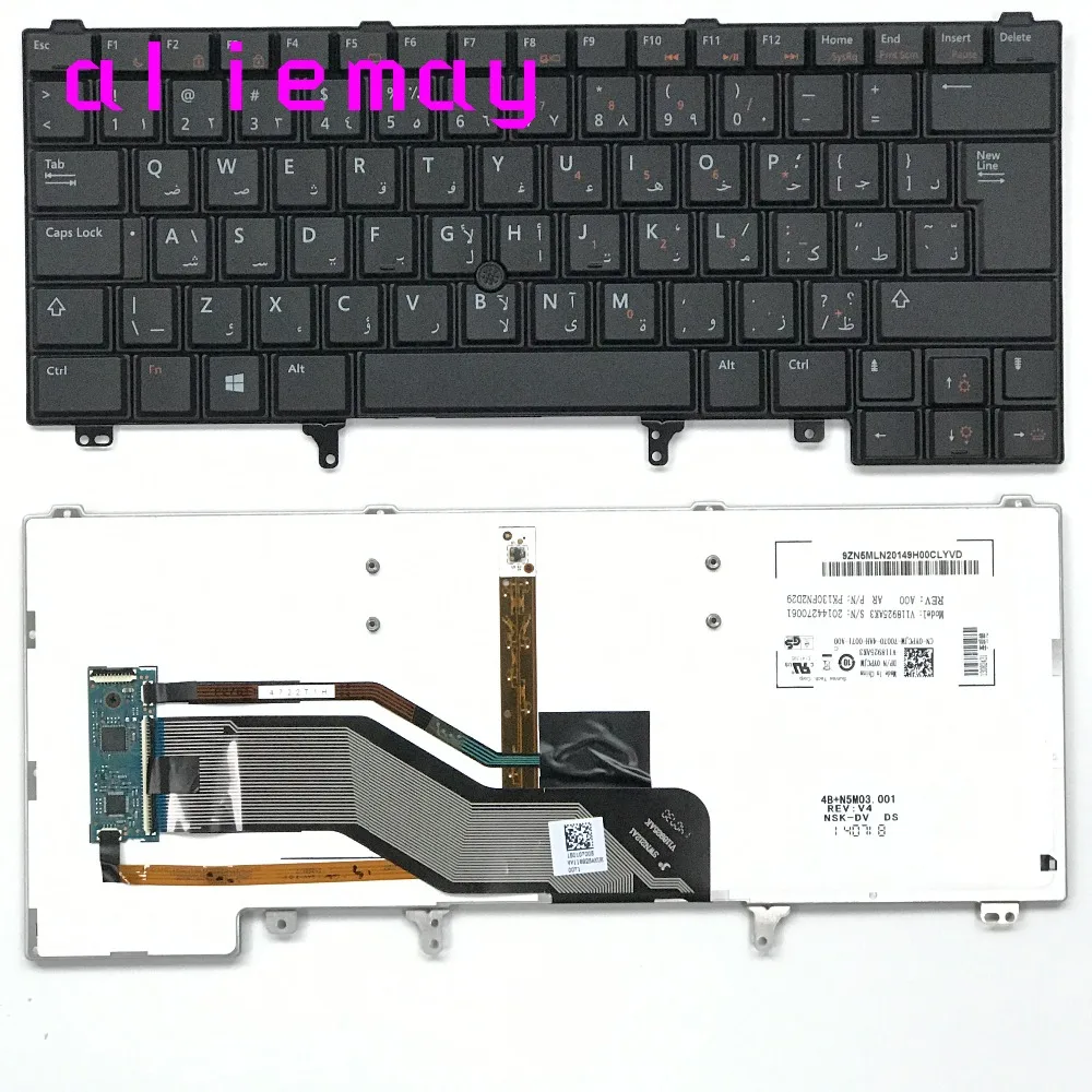 Клавиатура Arabet для DELL LATITUDE E6420 E6430 E6320 E5420 E5430 E6220 E6230 /w|Клавиатуры замены| |