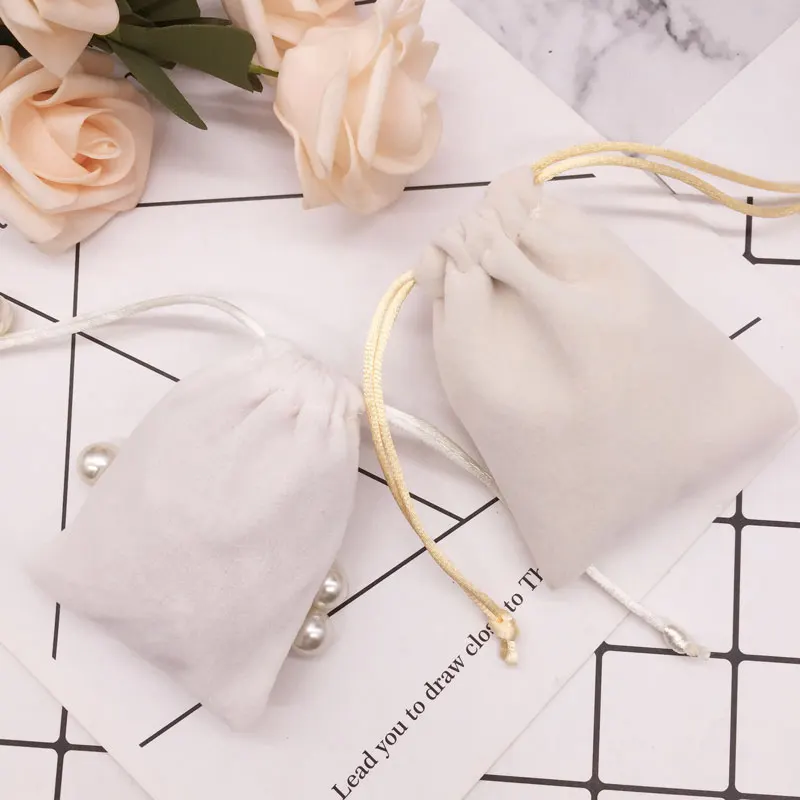 Бархатный мешочек для пыли на шнурке ювелирных изделий украшение подарка