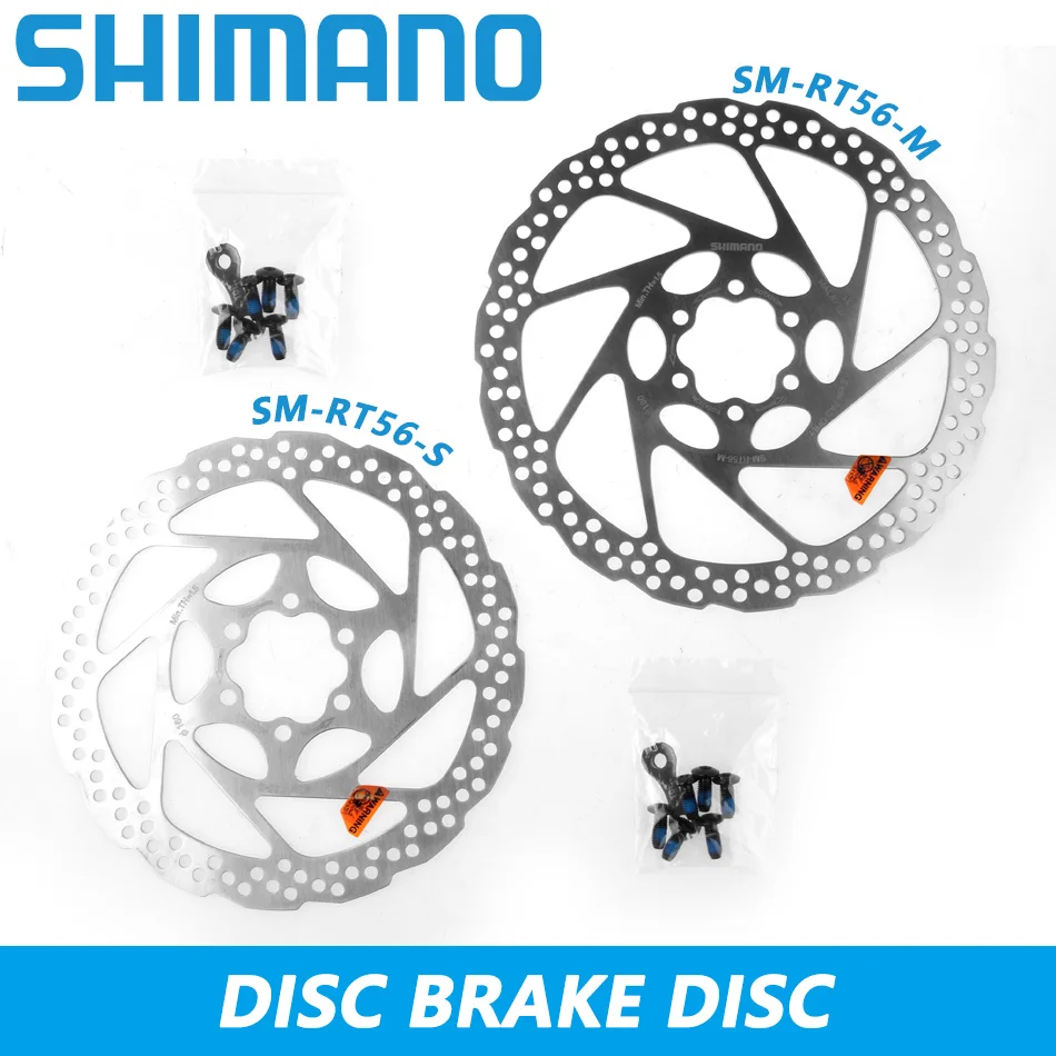 Дисковый тормозной ротор Shimano SM RT56 RT30 6 болтов 160 мм 180 велосипедные тормозные