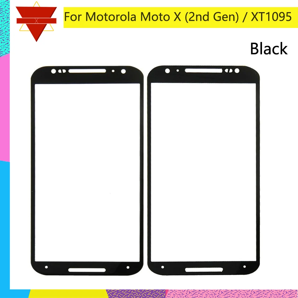 5 2 ЖК Передняя стеклянная линза для Motorola Moto X (2nd Gen) XT1095 передняя внешняя сенсорный