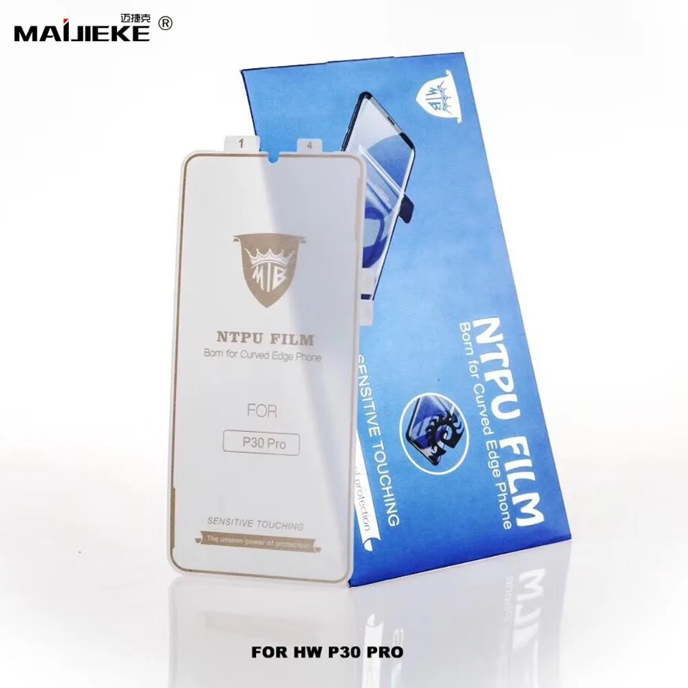 Защитная пленка 9D NTPU Nano для Huawei P30 pro мягкая Гидрогелевая с полным покрытием HD