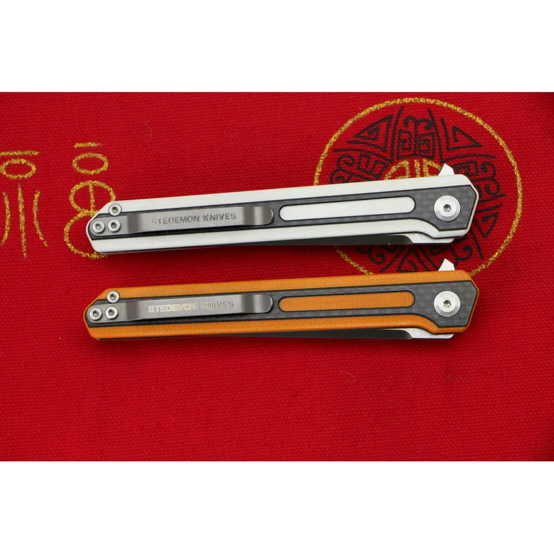 Складной нож LOVOCOO STEDEMON C06 Flipper клинок 440C G10 со стальной ручкой карманный для