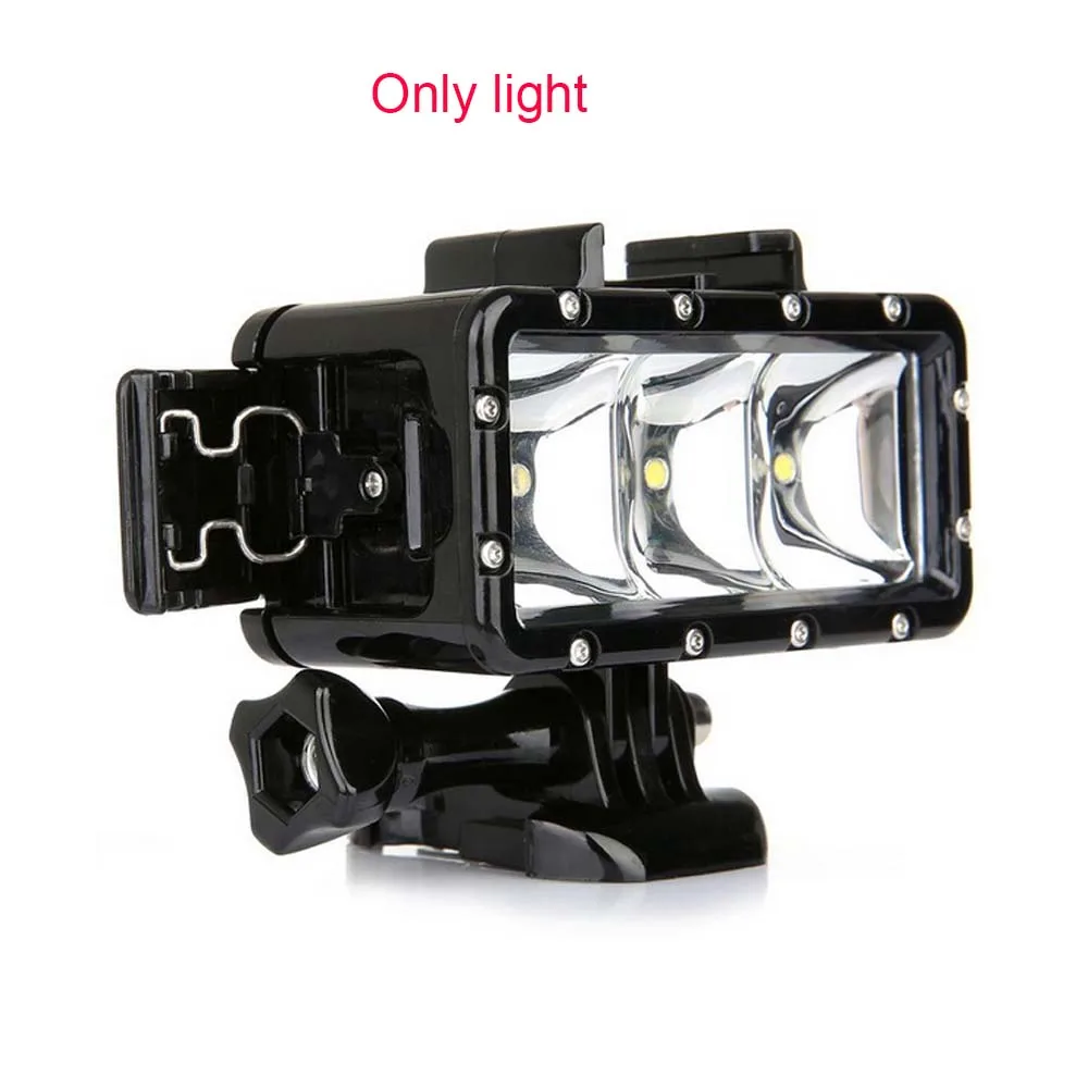 light JINSERTA 30 м водонепроницаемый купол порт чехол Корпус Набор для GoPro Hero 7 черный/белый/серебристый 6 5 триггер купол крышка стрельба аксессуар - Цвет: light