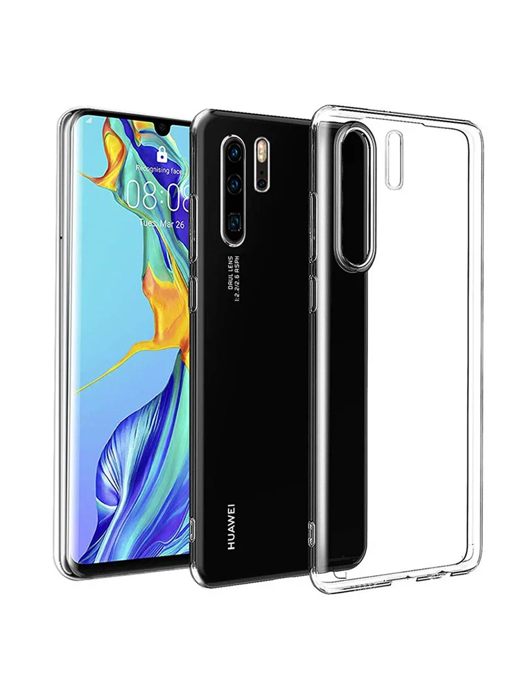 clear Для huawei P30 Pro Чехол для huawei P30 Lite Силиконовый ТПУ задний Чехол мультяшный чехол для телефона для huawei P30Pro P 30 Lite VOG-L29 чехол - Цвет: clear