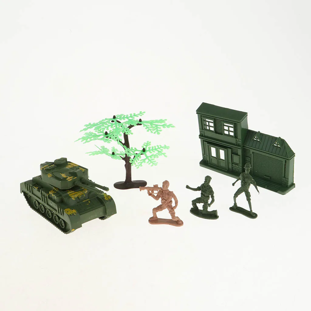 MagiDeal Wargame сцена солдат оружие Танк самолет грузовик обороны настенные модели