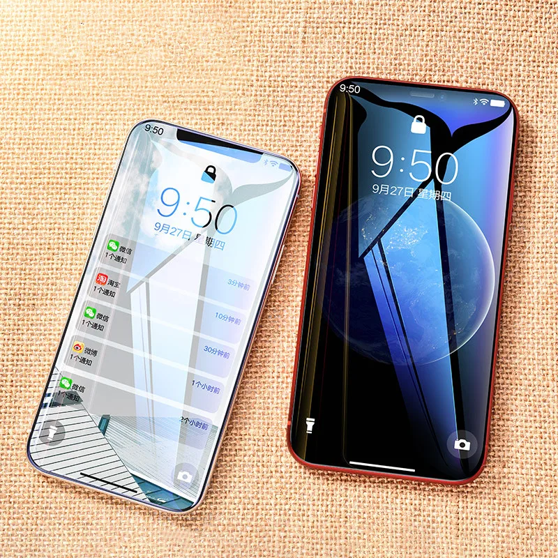 10D радиан Защитное стекло для iPhone 7 6s 8plus экрана на XS MAX XR закаленное 9H пленка