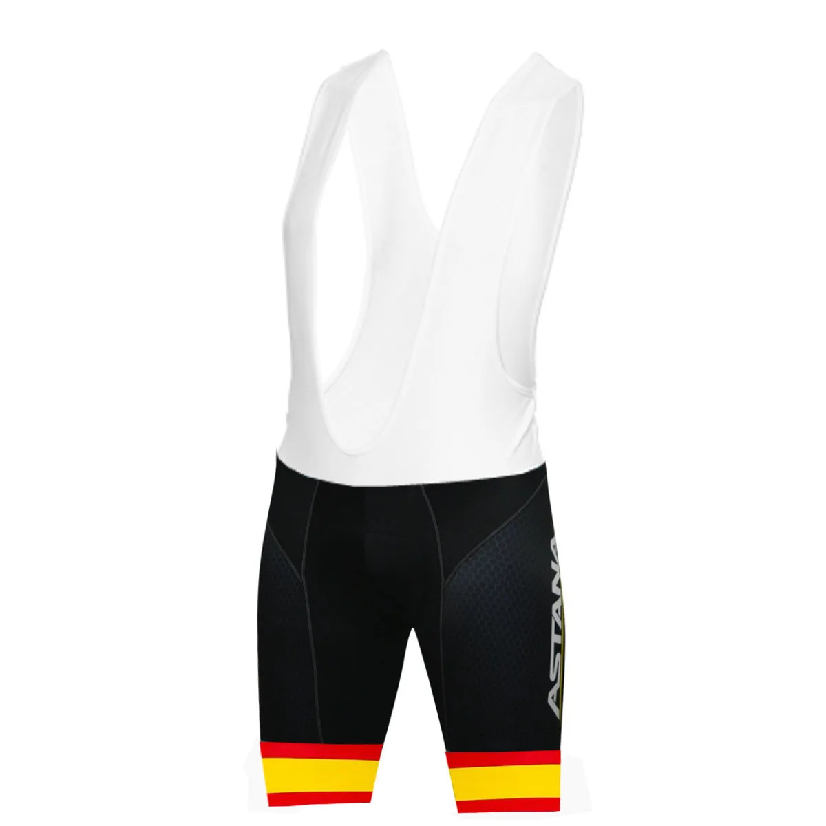 es bib short Новинка, профессиональная команда, Астана, Испания, испанский чемпион, велосипедные Джерси, комплекты, Майо для мужчин, MTB, гоночный цикл, ropa Ciclismo, гелевая подкладка - Цвет: es bib short