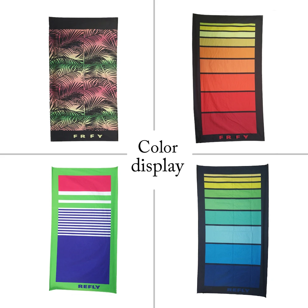 

Zipsoft Large Size 90*170cm beach towel Compact Quick Dry Absorption Microfiber Travel Sports Washrag Swimming Yoga Mat