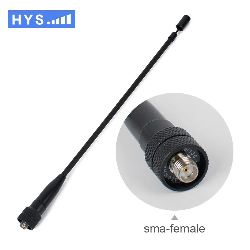 HYS TC 669ET SMA Female рация антенна Гибкая Whip Dual Band V/U 144/430 МГц двухсторонняя радио forBaofeng UV