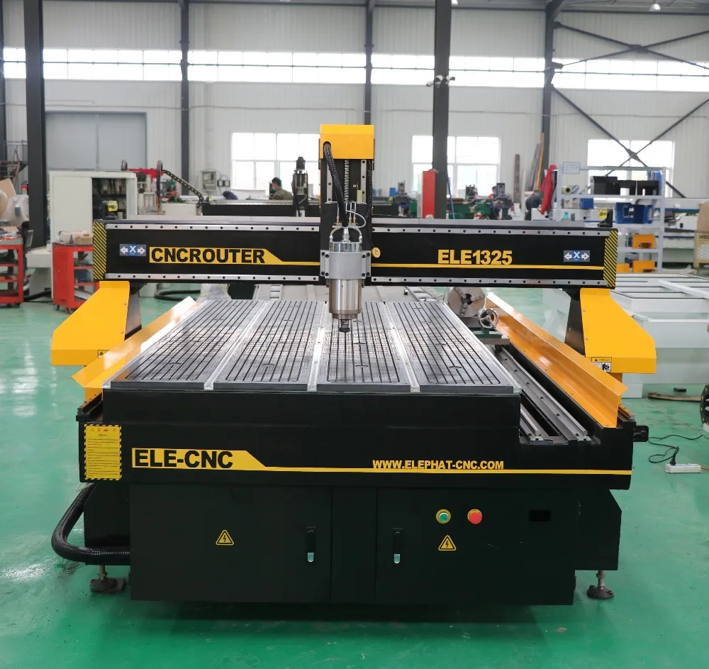 Синий слон завод искусство резьба по дереву cnc маршрутизатор 1325 4 оси дерево 3D CNC