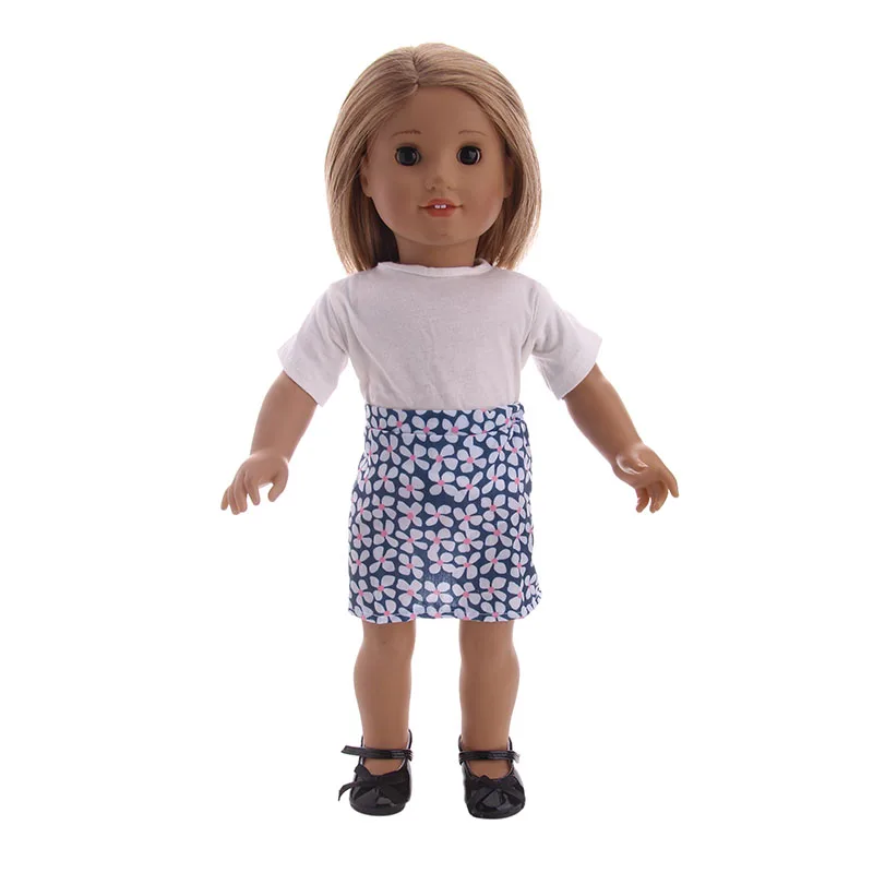 

New Fashion Doll Clothes accessories casual dress suit for 18 inch &43cm doll