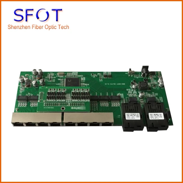 

5pcs/lot, POE reverse Switch board, 8 Port GE Rj45 + 2 GBIC 20km Operational PD switch, 1~7 ports POE IN, the 8th port POE OUT
