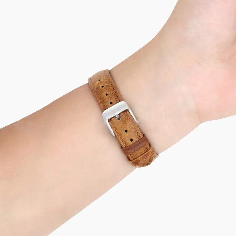 Кожаный ремешок премиум-класса Essidi для Fitbit Charge 2 Smart Band Loop с пряжкой из нержавеющей стали ремешок для Fitbit Charge 2