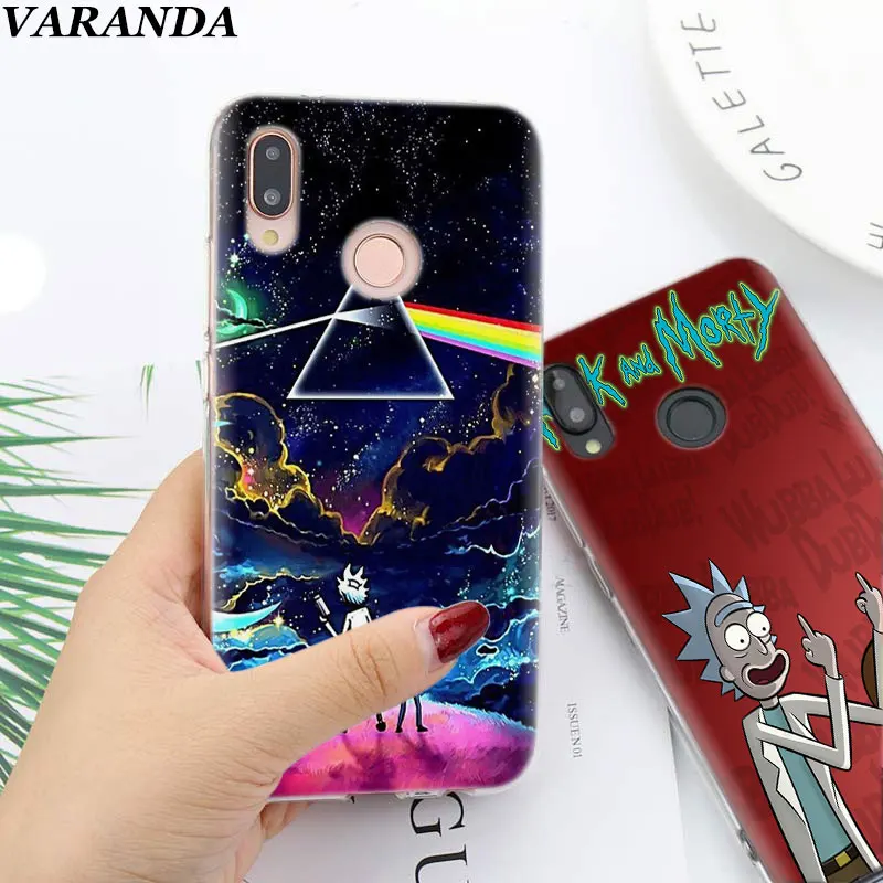 Силиконовый мягкий чехол Рик и Морти для huawei P30 P30 Pro P10 P20 Lite P Smart Plus View 20, чехол из ТПУ
