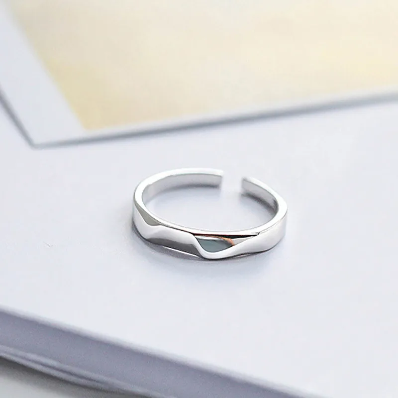 1Pc Concise Style Opening Adjustable Contract Couple Rings Female Fashion Jewelry Accessories | Украшения и аксессуары