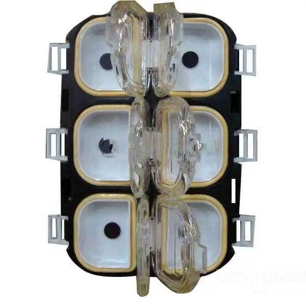VeryOne Portable 6-Compartment Fishing Tackle Box Multi Case | Спорт и развлечения