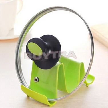 1 шт. пластиковая кухонная Крышка Для Сковороды|cooking tools|lid standtool stand holder |