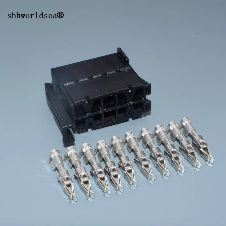 Shhworldsea 10 pin 2 8 мм Автомобильный гнездовой штекер жгут проводов негерметичный
